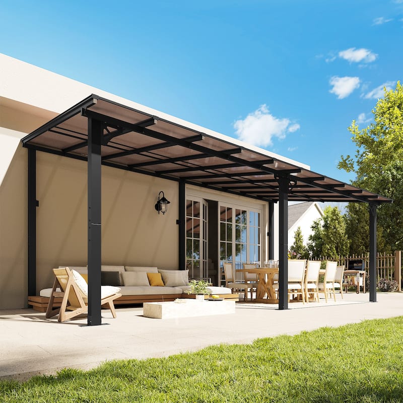 Gazebo for Patio, Gazebo Pergola with Sloped Roof