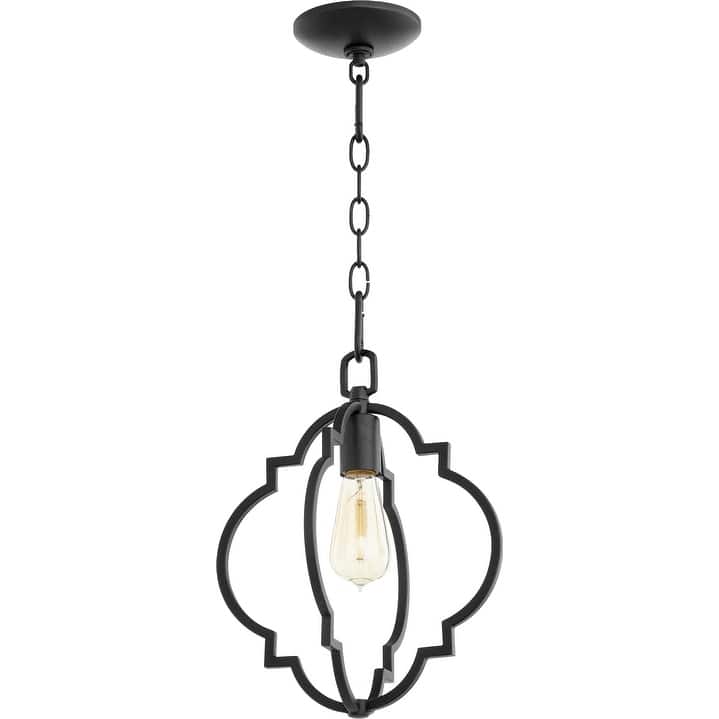 Quorum International Dublin 11" Wide Pendant - Noir