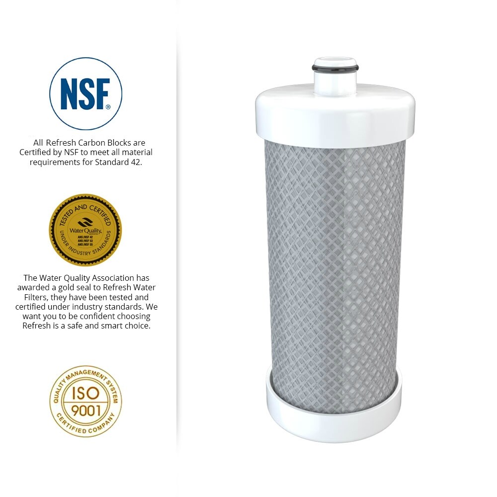 Replacement Water Filter for Frigidaire FRS26RC3JS3 Refrigerators 3 Pack