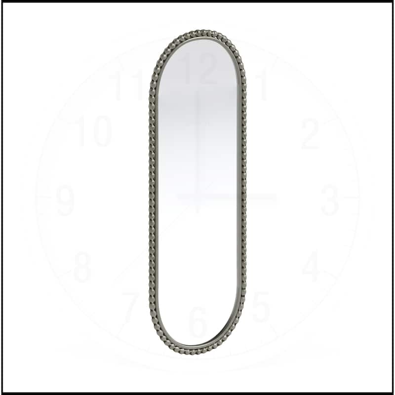 Iron Art Oval Retro Mirror, Antique Effect