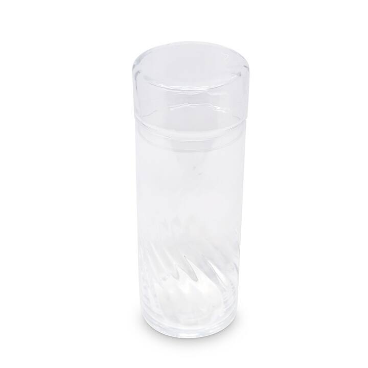 Canister Jar with Spiral Design, Liscio Ottico