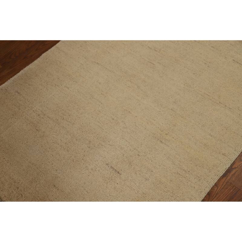 Contemporary Gabbeh Oriental Accent Rug Handmade Wool Carpet - 2'8"x 4'3"