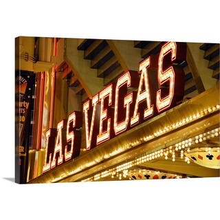 "Las Vegas sign" Canvas Wall Art