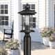 Dusk to Dawn Outdoor Post Light, Outdoor Lighting - 8" x 8" x 16.6"