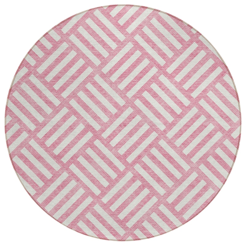 HomeRoots Geometric Transitional Rectangle Outdoor Rug