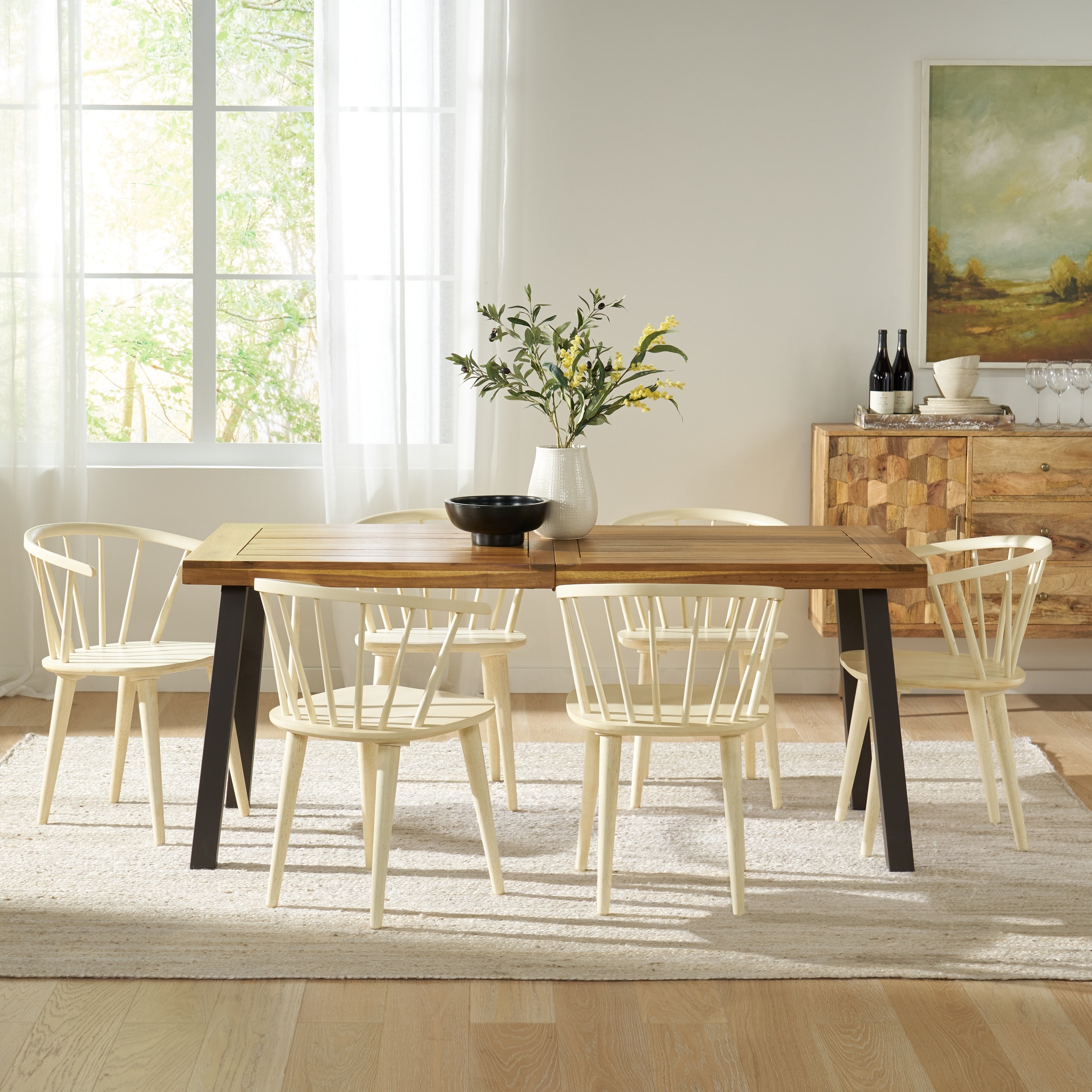 Ridge falls 7 best sale piece dining set