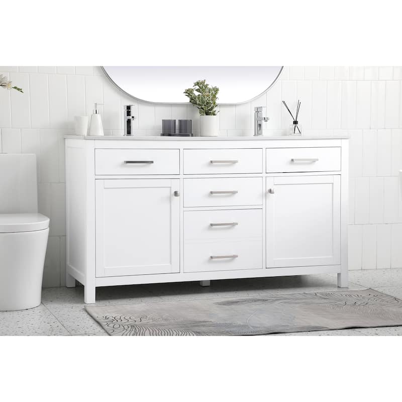 Prestige 54 - 72 Inch Double Bathroom Vanity