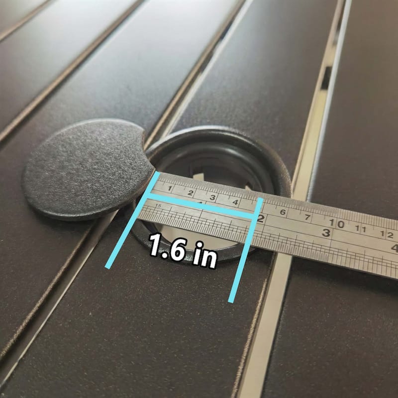 Metal Steel Slat Patio Dining Table Square Backyard Bistro Table Outdoor Furniture Garden Table