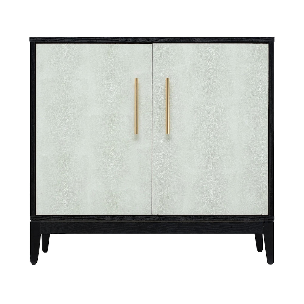 Sango Shagreen 2 Door Cabinet - Black, Stylish and Functional Storage