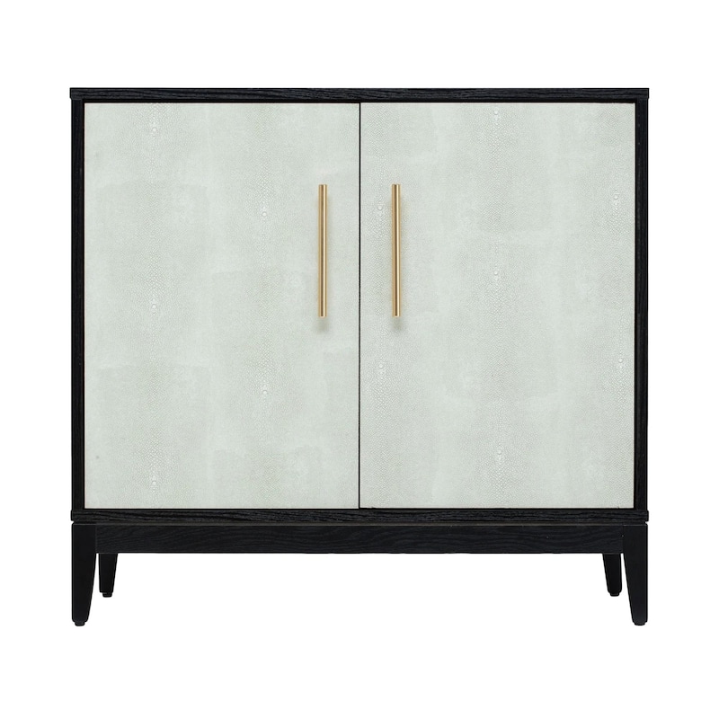 Sango Shagreen 2 Door Cabinet - Black, Stylish and Functional Storage