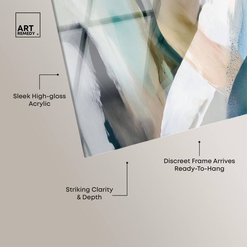 Sweeping Forms II Acrylic by Art Remedy, Ready to Hang