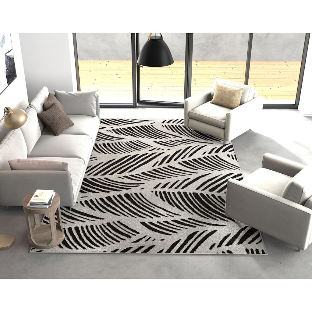 Ophenia Tropical Leaves Indoor/ Outdoor Area Rug by Havenside Home