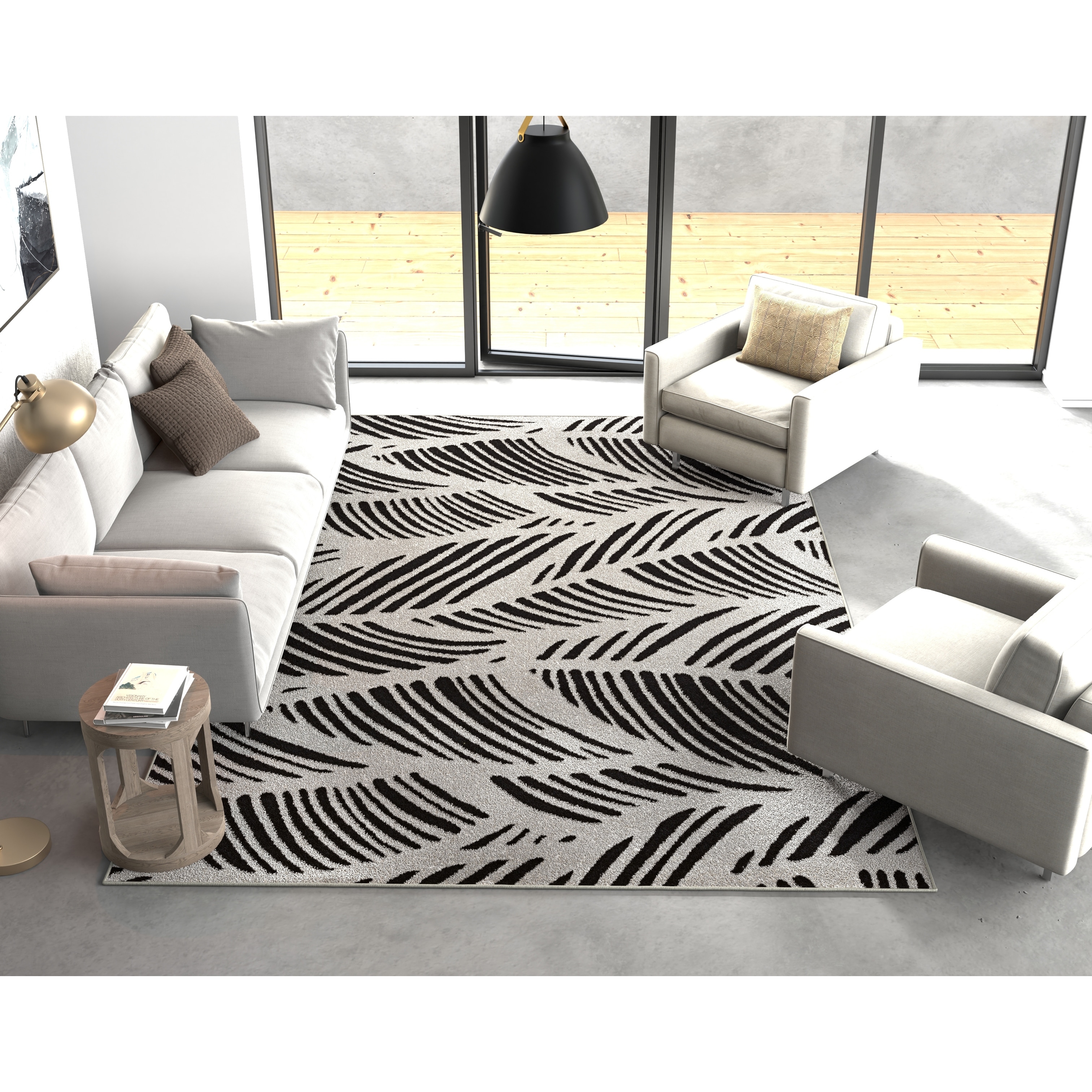Ophenia Tropical Leaves Indoor/ Outdoor Area Rug by Havenside Home