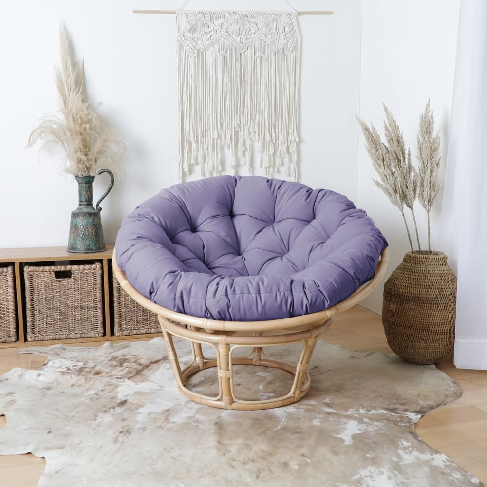 Sorra Home Indoor Round Papasan Cushion