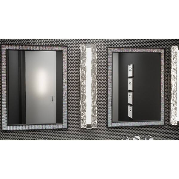 slide 2 of 6, Winter LED Bathroom Vanity Light in Polished Chrome Polished Chrome