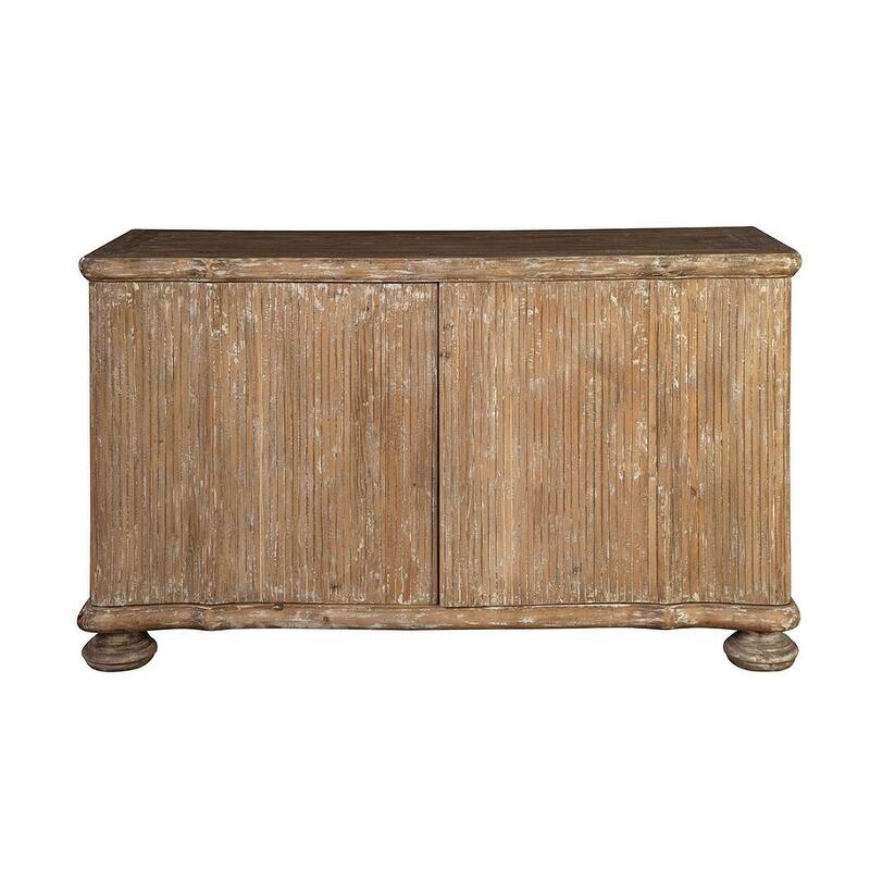 Farris 34.25" 2-door Storage Cabinet, Brown