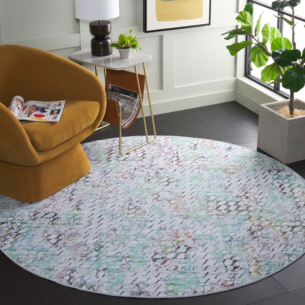 SAFAVIEH Tacoma Sahira Machine Washable Slip Resistant Modern Rug