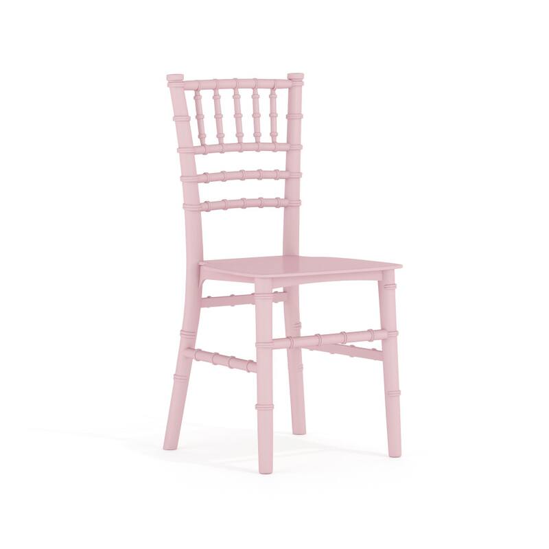 Child's Classic Resin Chiavari Chair for All Occasions - 12"D x 12"W x 24.75"H