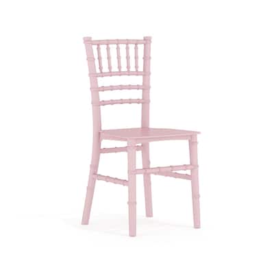 Child's Classic Resin Chiavari Chair for All Occasions - 12"D x 12"W x 24.75"H