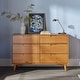 preview thumbnail 58 of 72, Walker Edison Gammelstaden Mid-Century Solid Wood 6-Drawer Dresser Caramel