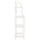 preview thumbnail 20 of 53, SAFAVIEH Amaris Victorian Wrought Iron 4-Tier Outdoor Bakers Rack. - 25" W x 15" D x 63" H