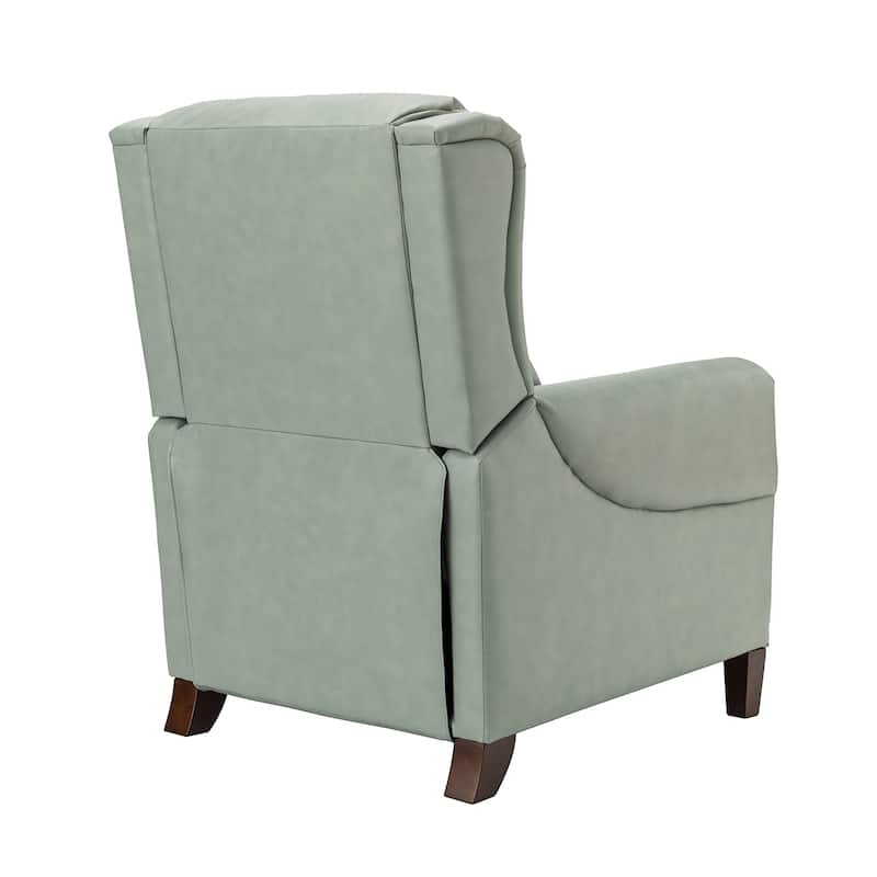 Alicia 32.68" Wide Genuine Leather Manual Recliner