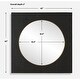 preview thumbnail 6 of 5, Brass Plated Frame Square Wall Mirror - 42" - Black