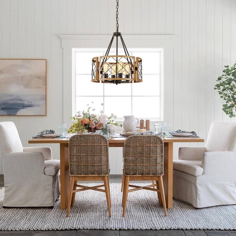 4-Light Adjustable Dining Room Light Fixture Kitchen Island