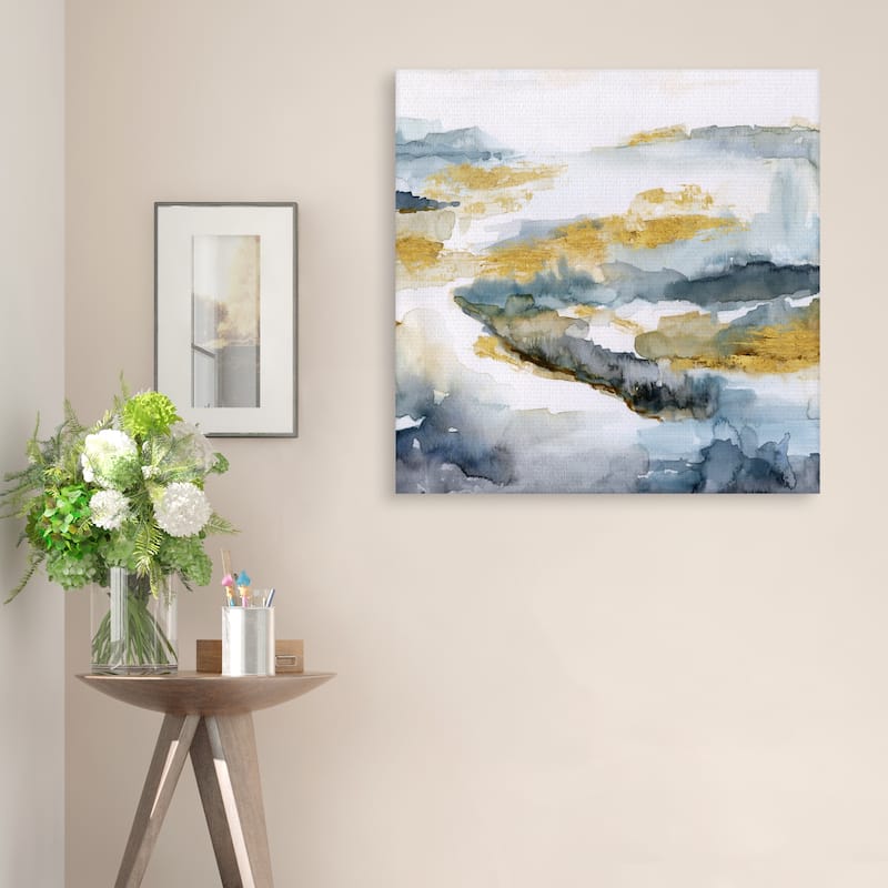 Golden Estuary by Nan Canvas Art Print