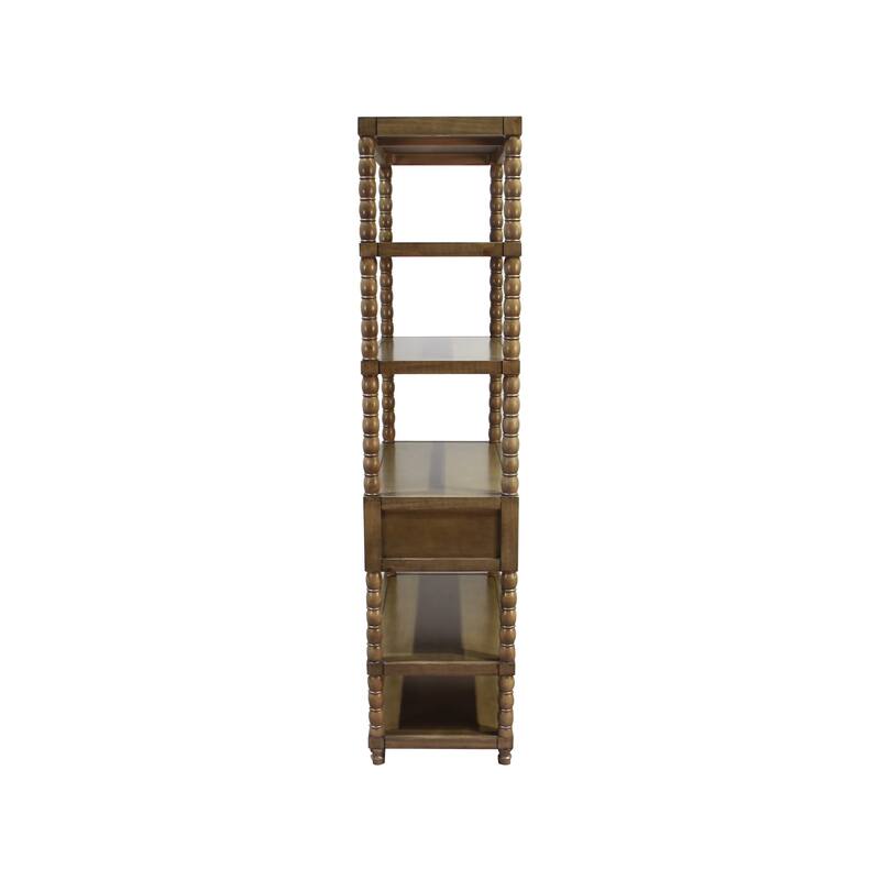 M4H Seine Solid Wood Country Etagere Bookcase