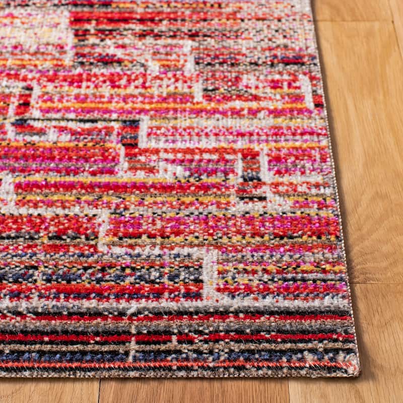 SAFAVIEH Montage Trine Indoor/ Outdoor Waterproof Patio Backyard Rug
