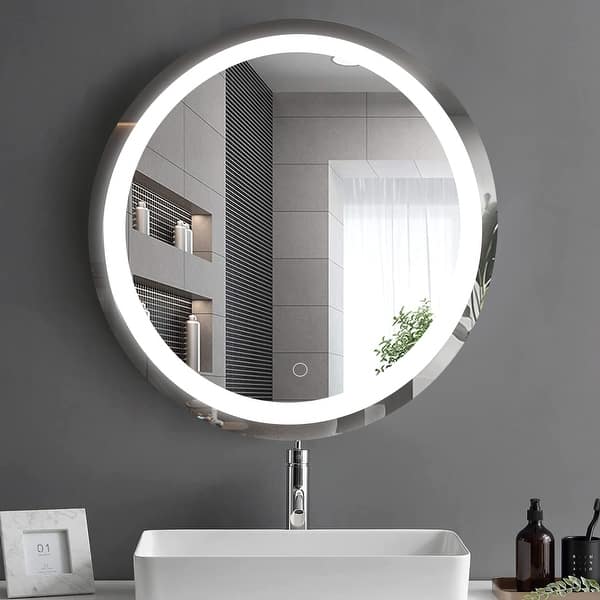 LED Round Bathroom Mirror 24 Inch Bed Bath & Beyond 38051549