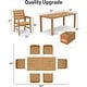 preview thumbnail 2 of 11, WINSOON 7-Piece HIPS All Weather Outdoor Patio Dining Sets with Umbrella Hole, 1-Table and 6-Chairs