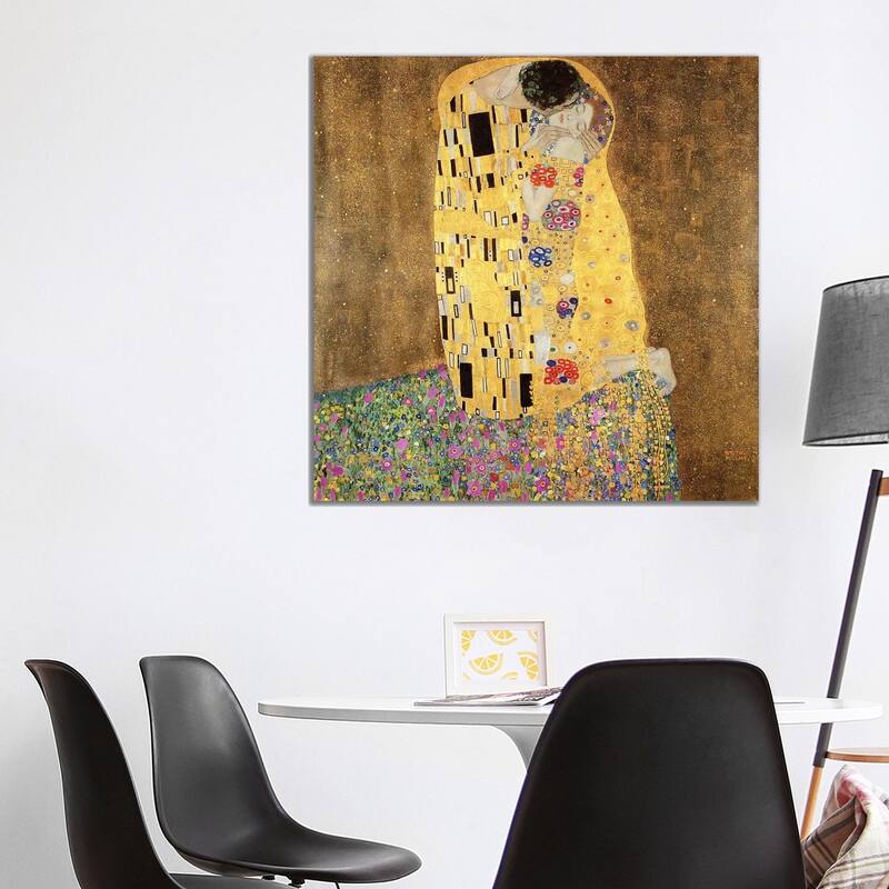 iCanvas "The Kiss" by Gustav Klimt Canvas Print - 37x37x1.5