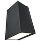 preview thumbnail 14 of 14, Access Lighting Edge - Marine Grade LED Outdoor Sconce - Black Finish - Frosted Glass Diffuser