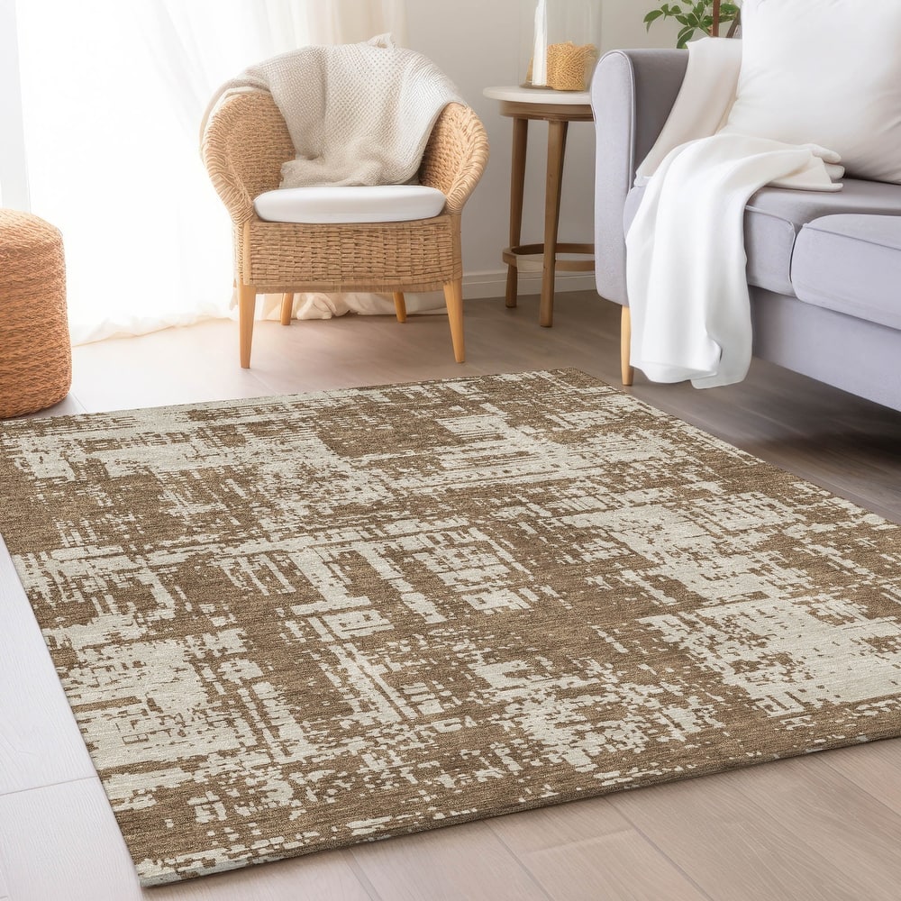 Premium Washable Super Soft Abstract Pixel Mayfield Rug