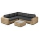 preview thumbnail 17 of 26, Poly & Bark Puglia Outdoor/Patio Corner Sectional Set with Coffee Table