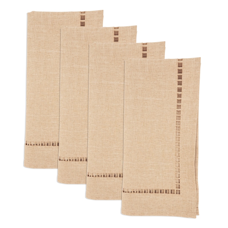 Laser-Cut Hemstitch Napkin (Set of 4)