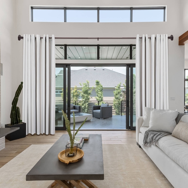 120 inch curtain rod