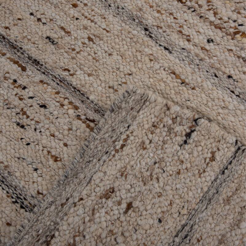 Alora Decor Everett Contemporary Heathered Stripe Area Rug