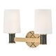 preview thumbnail 6 of 7, Hinkley Lighting 51372-BX Declan 2 Light 15" Wide Vanity Light with