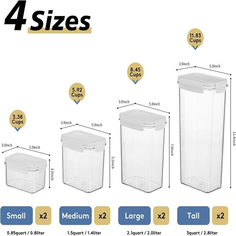 Crystal Clear Food Storage Containers with Lids Bed Bath & Beyond