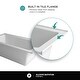 preview thumbnail 61 of 64, Fine Fixtures Tile-In White Fiberglass/Acrylic Soaking Bathtub with Built-in Tile Flange