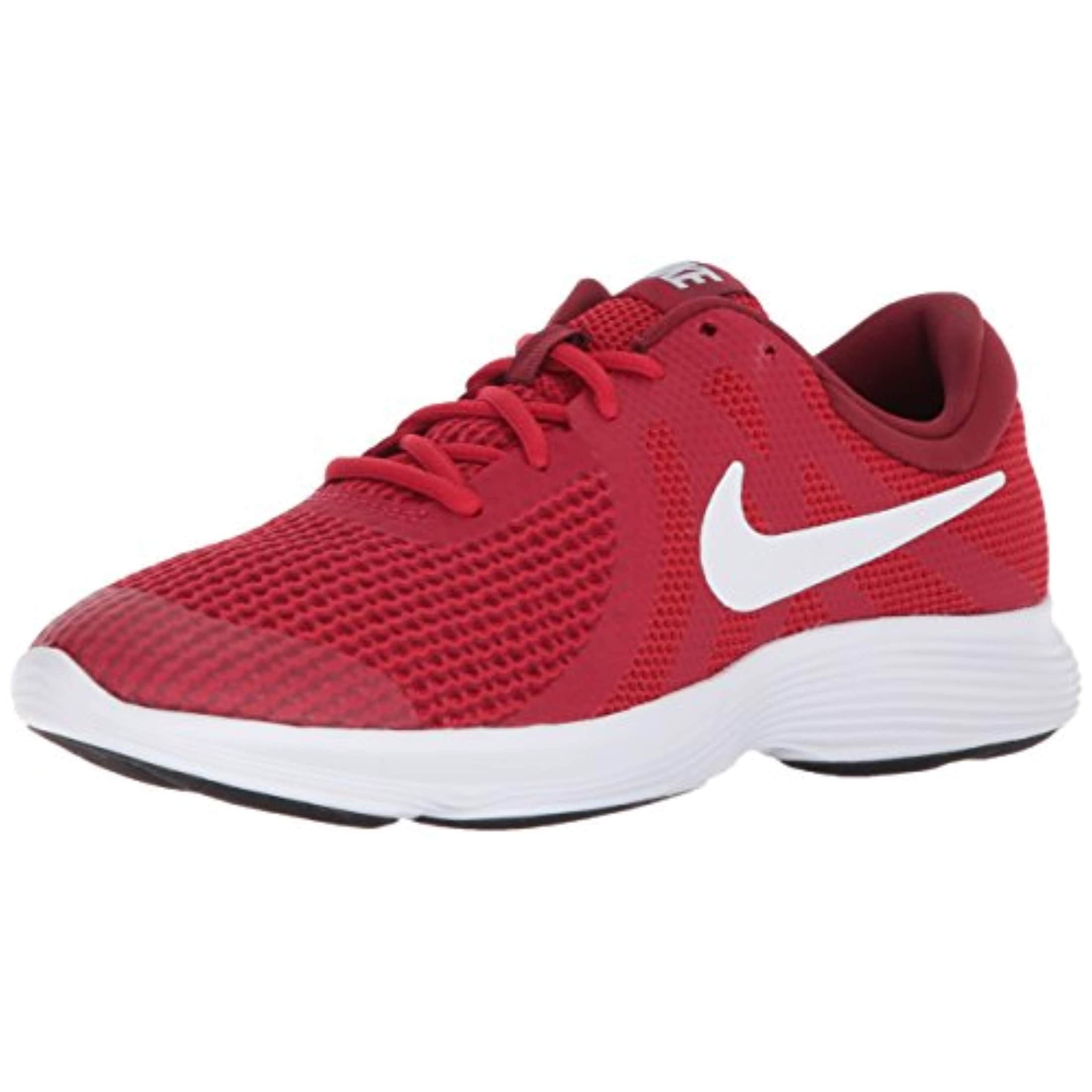 nike revolution 4 black red