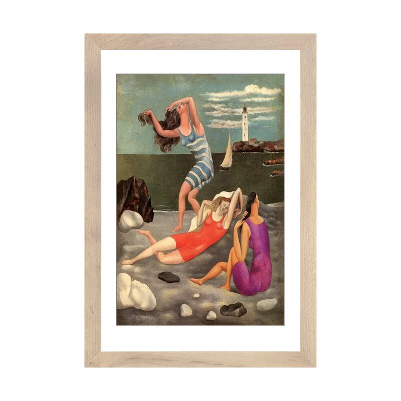 iCanvas "The Bathers" by Pablo Picasso - Natural - 24x16x1