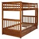 preview thumbnail 14 of 16, Versatility Twin-Over-Twin Bunk Bed Kids Bed with Ladders and Two Storage Drawers,Safety Designed