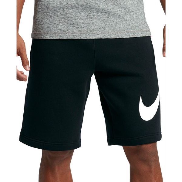 Nike Men's Fleece Sweat Shorts (Black, L) - Overstock - 30018708 Nike Men's Fleece Sweat Shorts (Black, L) - Overstock - 30018708
