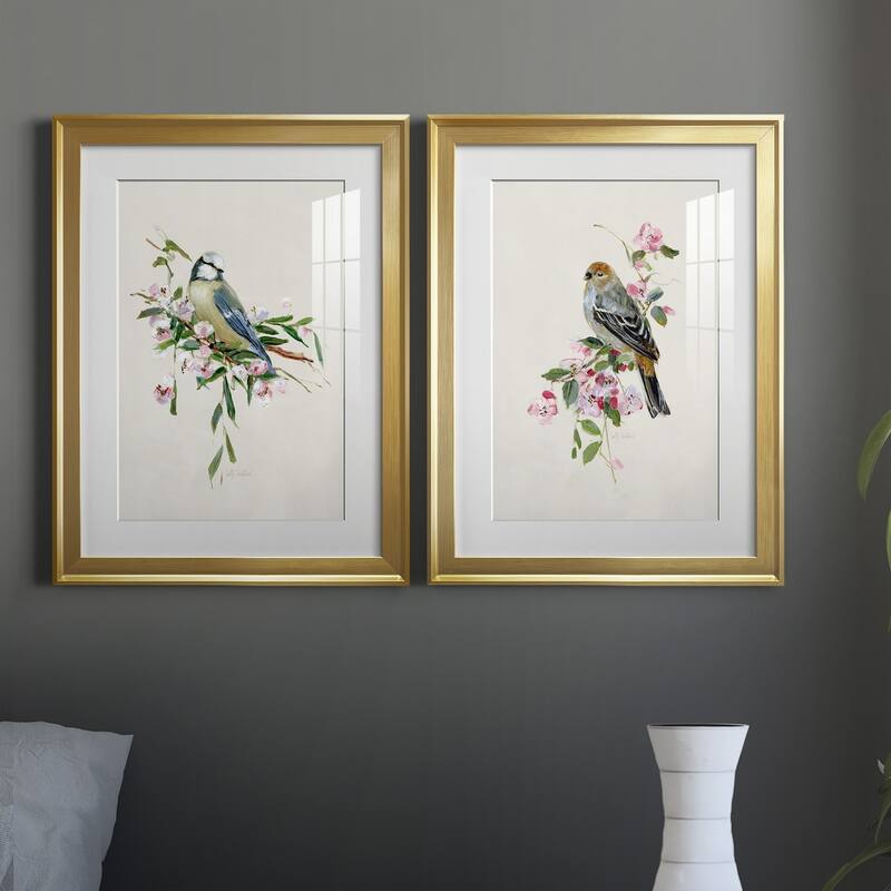 Spring Song Blue Bird Premium Framed Print - Ready to Hang