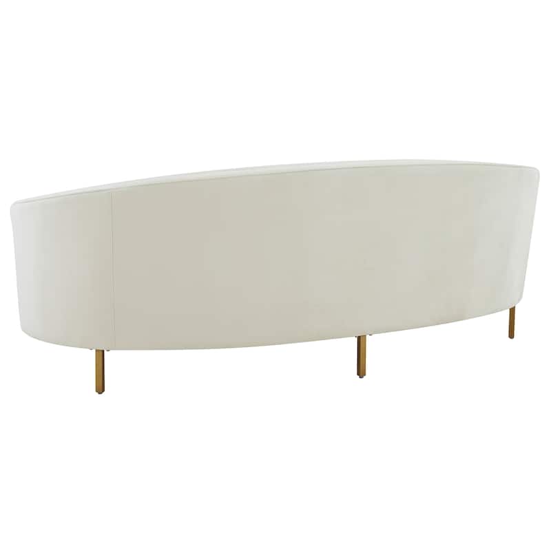 SAFAVIEH Home Primrose Curved Sofa - 89"W x 44"D x 33"H