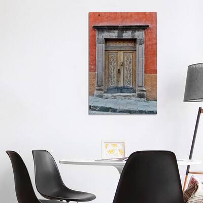 iCanvas "San Miguel De Allende, Mexico. Colorful buildings and doorways" by Darrell Gulin Canvas Print